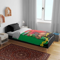 Ibrahim Traore Bedding Set Faso Rises Our Soil Our Rules