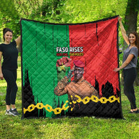 Ibrahim Traore Quilt Faso Rises Our Soil Our Rules