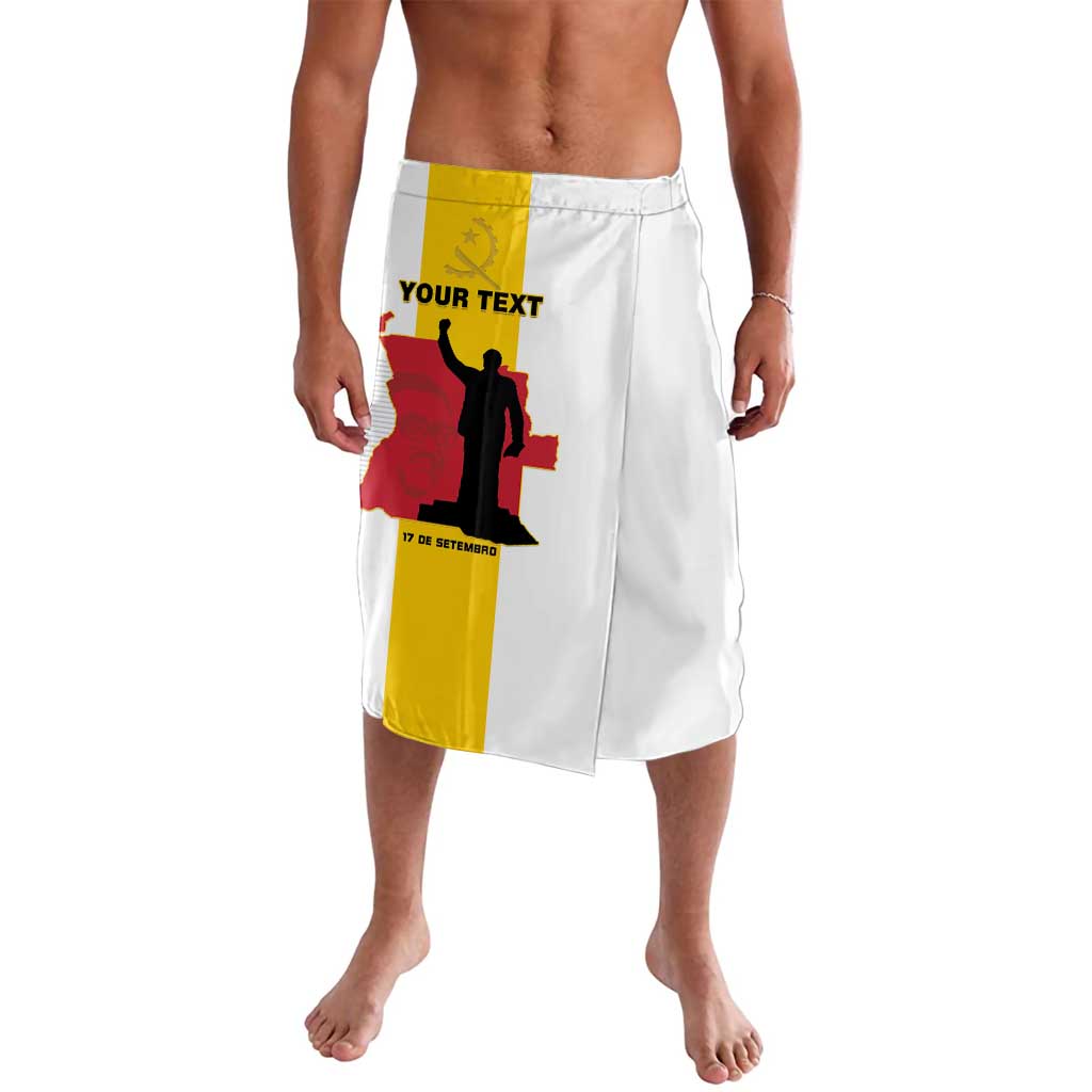 Personalized Angola National Heroes Day Lavalava Agostinho Neto With Map - Wonder Print Shop