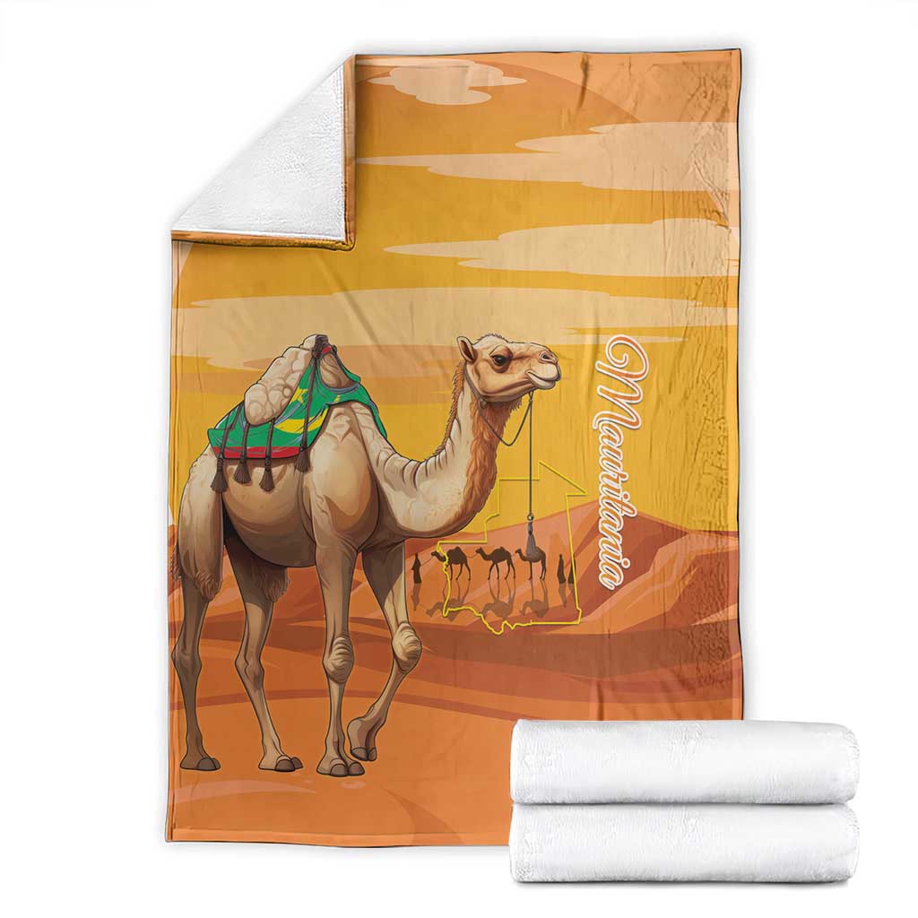 Mauritania Sahara Blanket Camel With Map - Wonder Print Shop