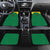 Custom Dominica Football Car Mats Sisserou Parrot Green Color - Wonder Print Shop