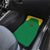 Custom Dominica Football Car Mats Sisserou Parrot Green Color - Wonder Print Shop