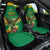 Custom Dominica Football Car Seat Cover Sisserou Parrot Green Color