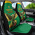 Custom Dominica Football Car Seat Cover Sisserou Parrot Green Color