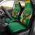 Custom Dominica Football Car Seat Cover Sisserou Parrot Green Color