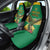 Custom Dominica Football Car Seat Cover Sisserou Parrot Green Color