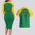 Custom Dominica Football Couples Matching Long Sleeve Bodycon Dress and Hawaiian Shirt Sisserou Parrot Green Color - Wonder Print Shop