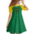 Custom Dominica Football Family Matching Mermaid Dress and Hawaiian Shirt Sisserou Parrot Green Color - Wonder Print Shop