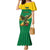 Custom Dominica Football Family Matching Mermaid Dress and Hawaiian Shirt Sisserou Parrot Green Color - Wonder Print Shop