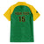 Custom Dominica Football Family Matching Puletasi and Hawaiian Shirt Sisserou Parrot Green Color - Wonder Print Shop