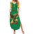 Custom Dominica Football Family Matching Summer Maxi Dress and Hawaiian Shirt Sisserou Parrot Green Color - Wonder Print Shop