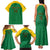 Custom Dominica Football Family Matching Tank Maxi Dress and Hawaiian Shirt Sisserou Parrot Green Color - Wonder Print Shop