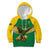 Custom Dominica Football Kid Hoodie Sisserou Parrot Green Color - Wonder Print Shop