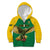 Custom Dominica Football Kid Hoodie Sisserou Parrot Green Color - Wonder Print Shop