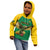 Custom Dominica Football Kid Hoodie Sisserou Parrot Green Color - Wonder Print Shop