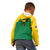 Custom Dominica Football Kid Hoodie Sisserou Parrot Green Color - Wonder Print Shop