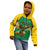 Custom Dominica Football Kid Hoodie Sisserou Parrot Green Color - Wonder Print Shop