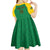 Custom Dominica Football Kid Short Sleeve Dress Sisserou Parrot Green Color - Wonder Print Shop