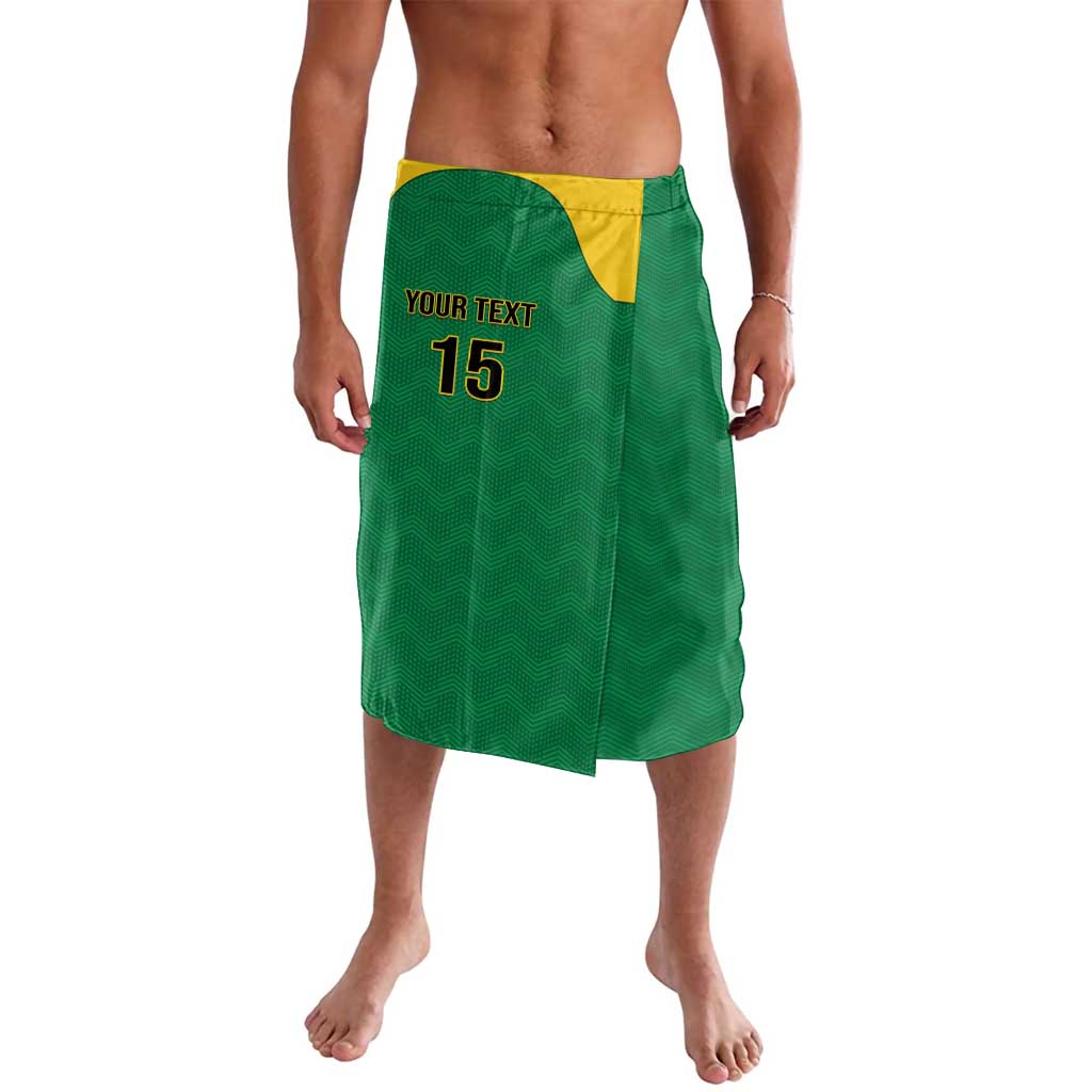 Custom Dominica Football Lavalava Sisserou Parrot Green Color - Wonder Print Shop