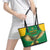 Custom Dominica Football Leather Tote Bag Sisserou Parrot Green Color - Wonder Print Shop