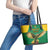 Custom Dominica Football Leather Tote Bag Sisserou Parrot Green Color - Wonder Print Shop