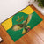 Custom Dominica Football Rubber Doormat Sisserou Parrot Green Color - Wonder Print Shop