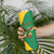 Custom Dominica Football Skinny Tumbler Sisserou Parrot Green Color - Wonder Print Shop