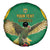 Custom Dominica Football Spare Tire Cover Sisserou Parrot Green Color - Wonder Print Shop