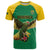 Custom Dominica Football T Shirt Sisserou Parrot Green Color - Wonder Print Shop