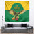 Custom Dominica Football Tapestry Sisserou Parrot Green Color - Wonder Print Shop