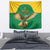 Custom Dominica Football Tapestry Sisserou Parrot Green Color - Wonder Print Shop