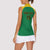 Custom Dominica Football Women Sleeveless Polo Shirt Sisserou Parrot Green Color - Wonder Print Shop