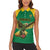 Custom Dominica Football Women Sleeveless Polo Shirt Sisserou Parrot Green Color - Wonder Print Shop