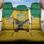 Custom Dominica Football Back Car Seat Cover Sisserou Parrot Yellow Color - Wonder Print Shop