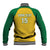 Custom Dominica Football Baseball Jacket Sisserou Parrot Yellow Color - Wonder Print Shop