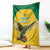 Custom Dominica Football Blanket Sisserou Parrot Yellow Color