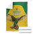 Custom Dominica Football Blanket Sisserou Parrot Yellow Color