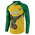 Custom Dominica Football Button Sweatshirt Sisserou Parrot Yellow Color - Wonder Print Shop