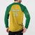 Custom Dominica Football Button Sweatshirt Sisserou Parrot Yellow Color - Wonder Print Shop