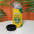 Custom Dominica Football 4 in 1 Can Cooler Tumbler Sisserou Parrot Yellow Color - Wonder Print Shop