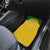 Custom Dominica Football Car Mats Sisserou Parrot Yellow Color - Wonder Print Shop