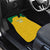 Custom Dominica Football Car Mats Sisserou Parrot Yellow Color - Wonder Print Shop