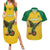 Custom Dominica Football Couples Matching Summer Maxi Dress and Hawaiian Shirt Sisserou Parrot Yellow Color - Wonder Print Shop