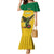 Custom Dominica Football Family Matching Mermaid Dress and Hawaiian Shirt Sisserou Parrot Yellow Color - Wonder Print Shop