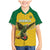 Custom Dominica Football Family Matching Mermaid Dress and Hawaiian Shirt Sisserou Parrot Yellow Color - Wonder Print Shop