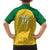 Custom Dominica Football Family Matching Puletasi and Hawaiian Shirt Sisserou Parrot Yellow Color - Wonder Print Shop