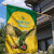 Custom Dominica Football Garden Flag Sisserou Parrot Yellow Color - Wonder Print Shop