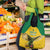 Custom Dominica Football Grocery Bag Sisserou Parrot Yellow Color