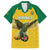 Custom Dominica Football Hawaiian Shirt Sisserou Parrot Yellow Color - Wonder Print Shop