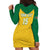 Custom Dominica Football Hoodie Dress Sisserou Parrot Yellow Color - Wonder Print Shop